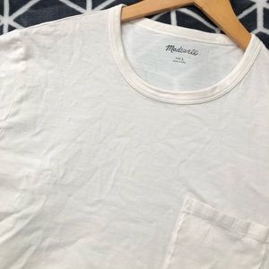 Madewell Cream Pocket Tee